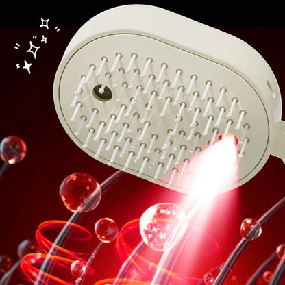 Veloura™ Cordless Steam Hair Straightener Brush with Water Spray | USB-C Rechargeable
