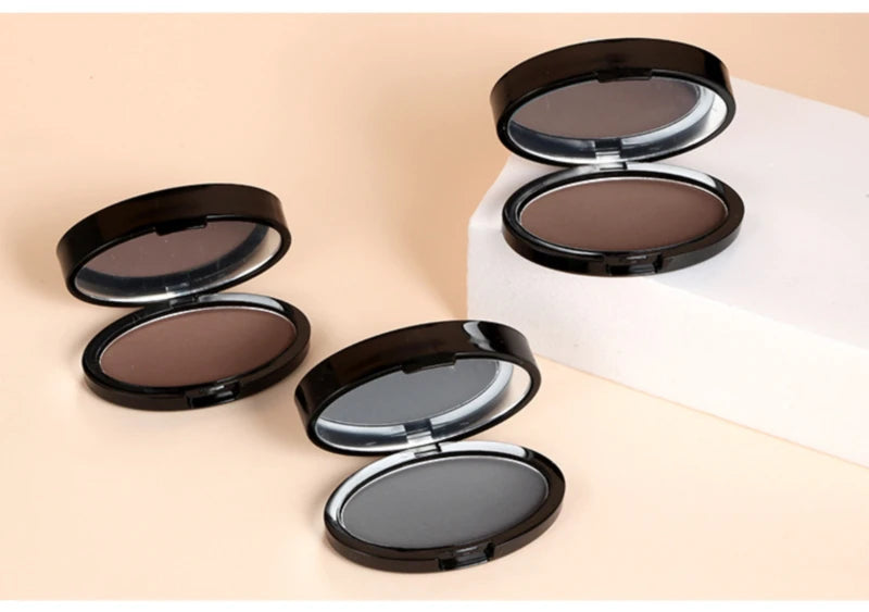Waterproof Eyebrow Stamp Kit | Perfect Natural Brows in Seconds | Smudge-Proof Brow Powder & Stencil Set